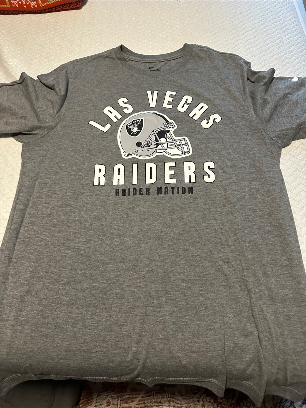 Las Vegas Raiders Gray Short-Sleeve Team T-Shirt